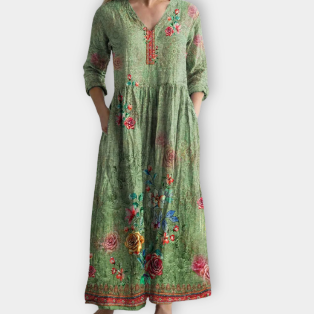 Susan Boho Maxi Dress