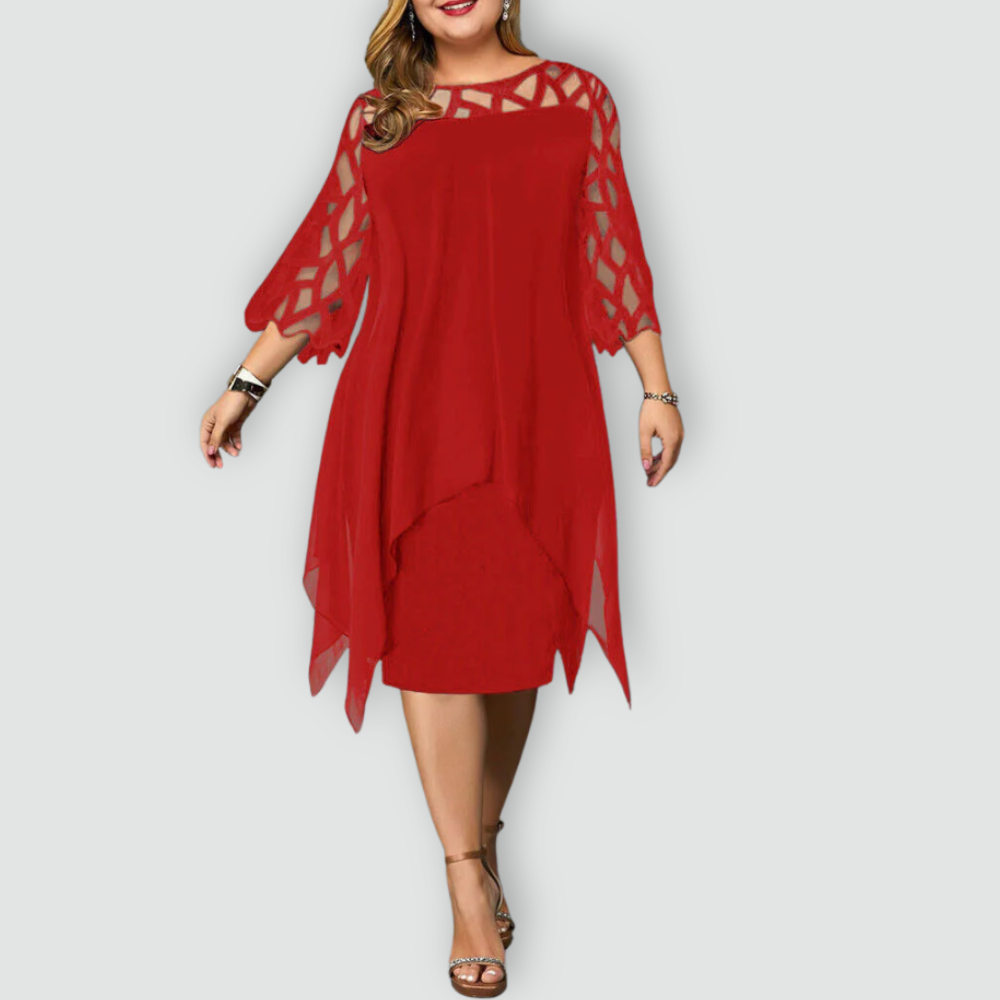Maikee - Midi Dress in Plus Size