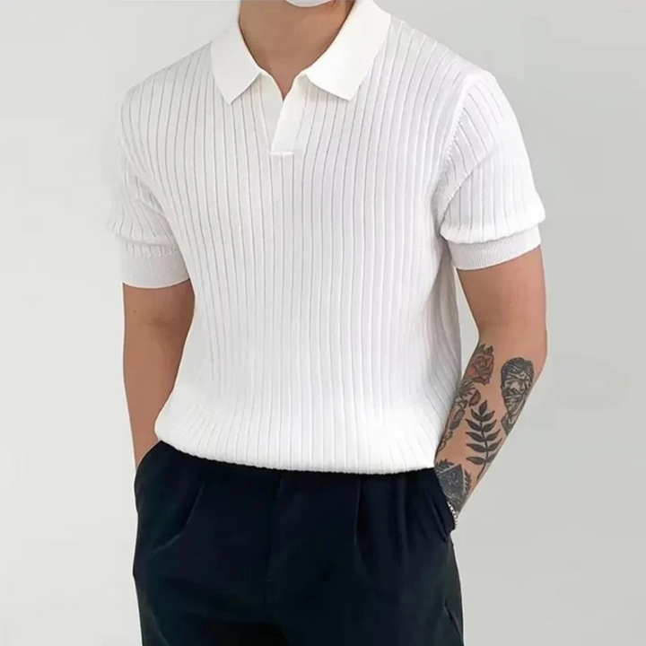 CRAIG | ELEGANT RIBBED POLO