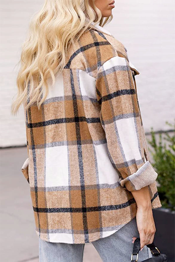 KIM | LONG SLEEVE PLAID