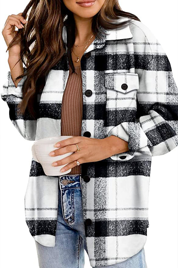 KIM | LONG SLEEVE PLAID