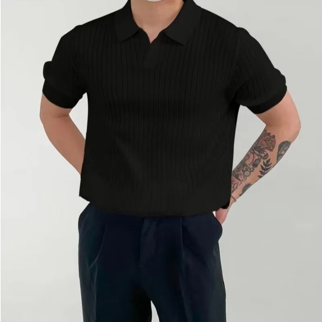 CRAIG | ELEGANT RIBBED POLO