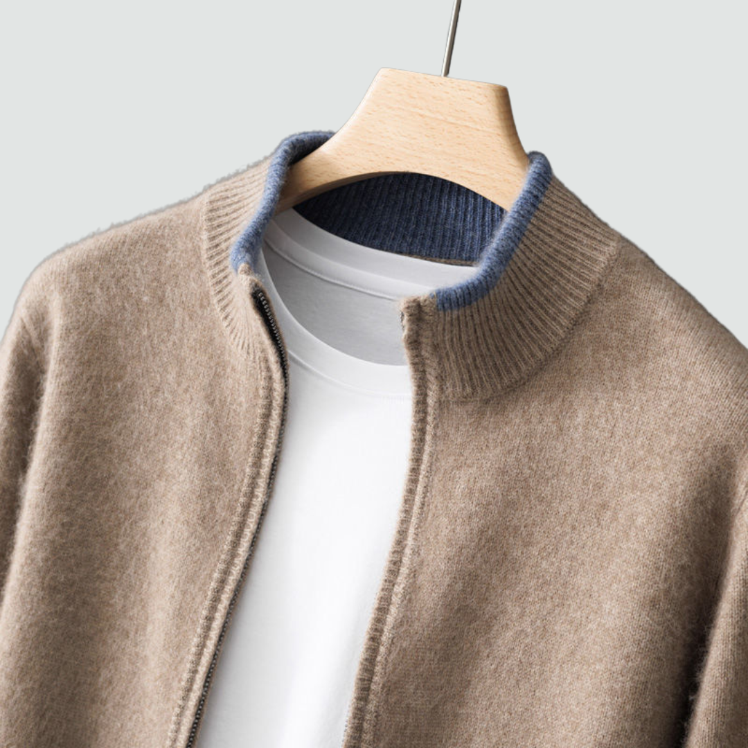 Everett - Pure Cashmere Zip