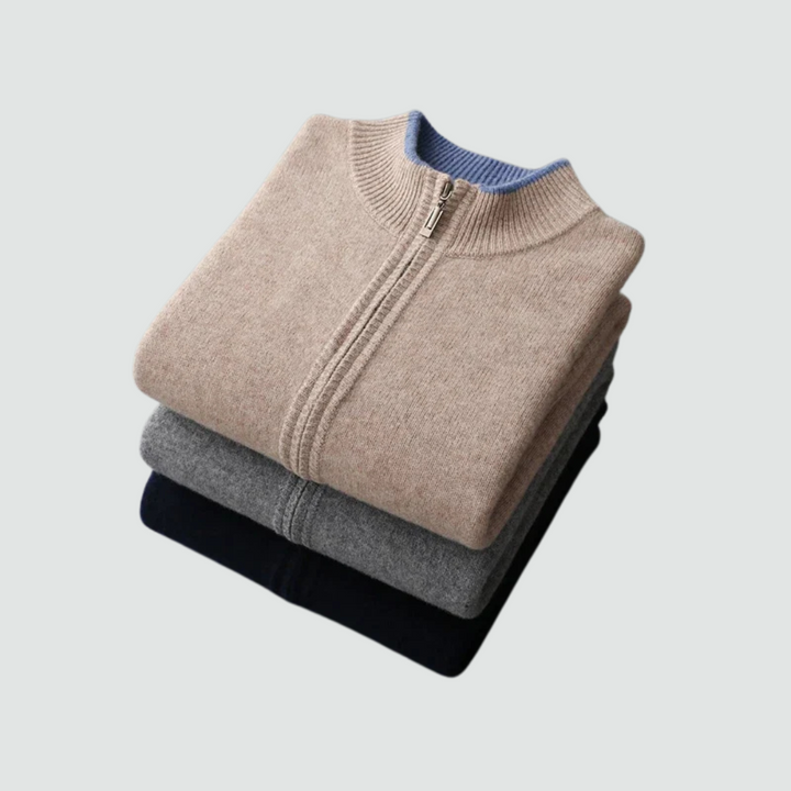 Everett - Pure Cashmere Zip