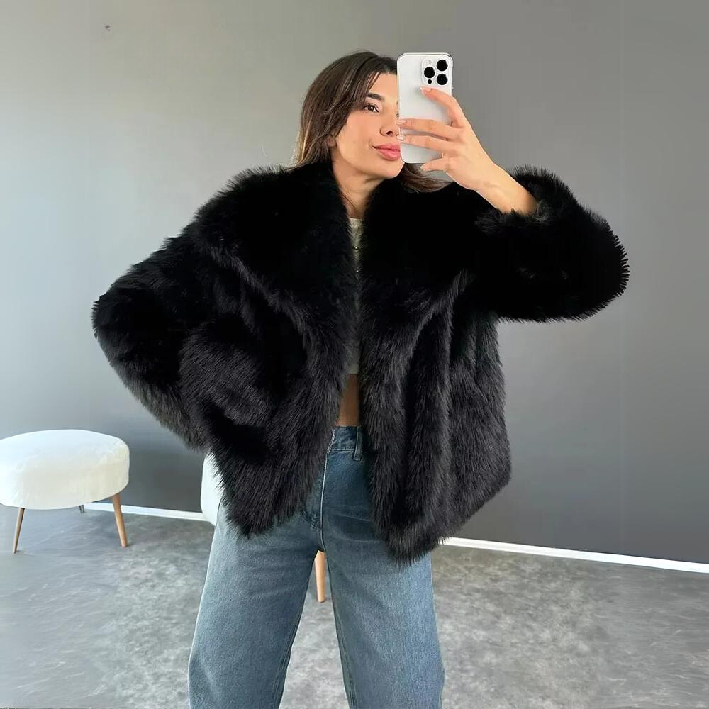 Stella - Luxe Faux Fur Coat