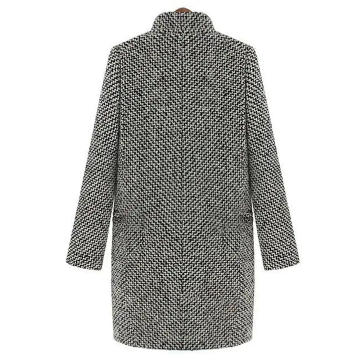 Isla - Houndstooth Long Coat