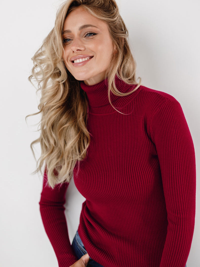 Sierra - Ribbed Turtleneck Sweater