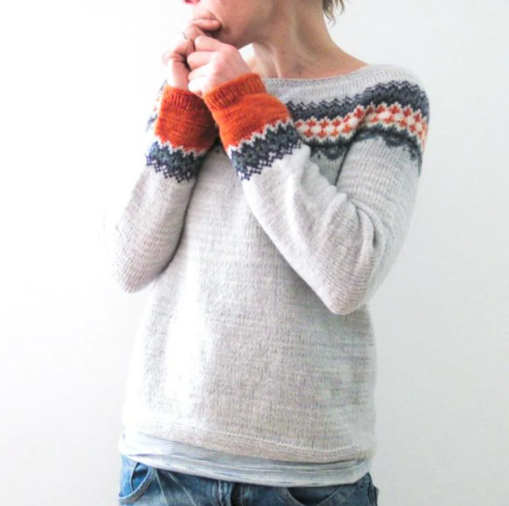 Doris - Long sleeve knitted sweater