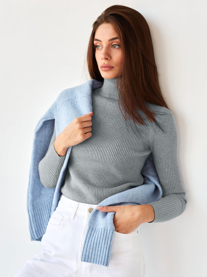 Sierra - Ribbed Turtleneck Sweater