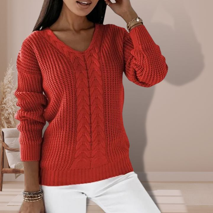 Oriana | Scandinavian Knitted Sweater