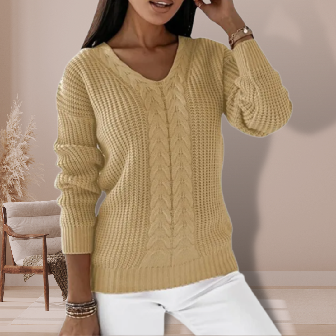 Oriana | Scandinavian Knitted Sweater