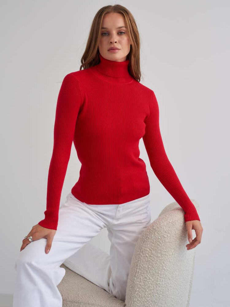 Sierra - Ribbed Turtleneck Sweater