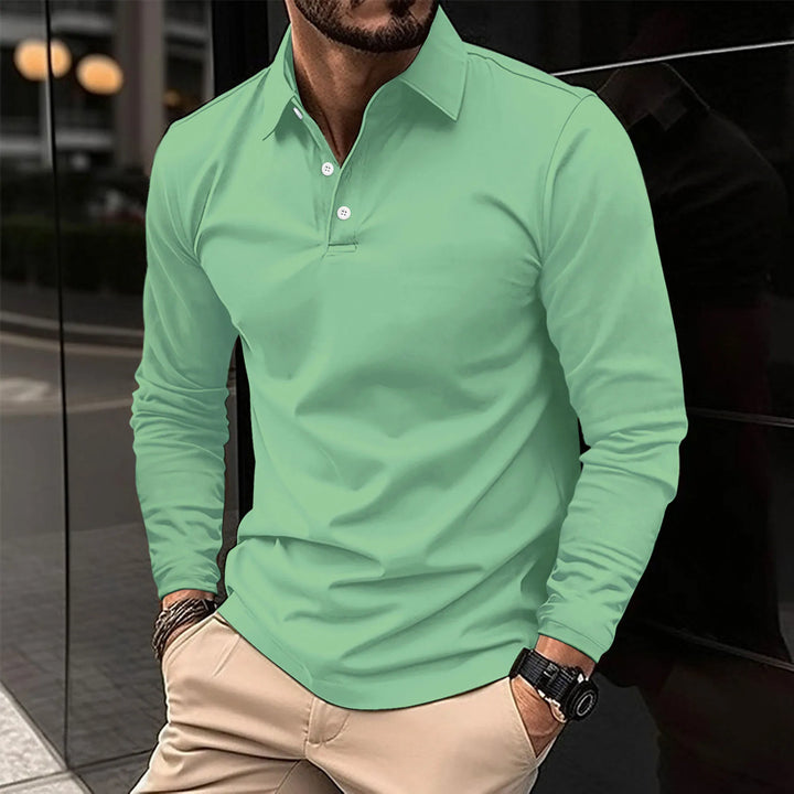 Ralp | Casual Long-Sleeve Polo Shirt