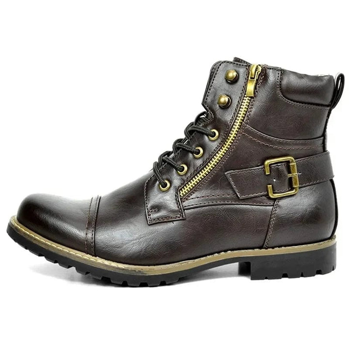 Bernard -  Leather Lace-Up Boots