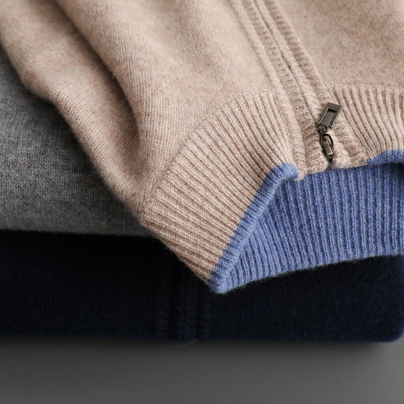 Everett - Pure Cashmere Zip