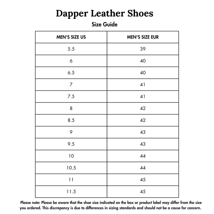 Dapper Leather Shoes