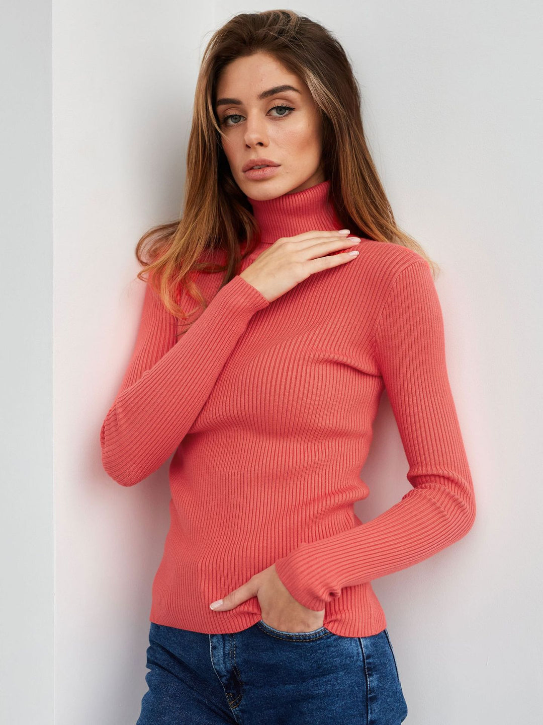 Sierra - Ribbed Turtleneck Sweater