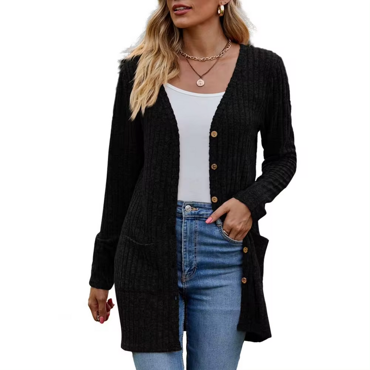 CORDULA | KNITTED CARDIGAN WITH POCKETS