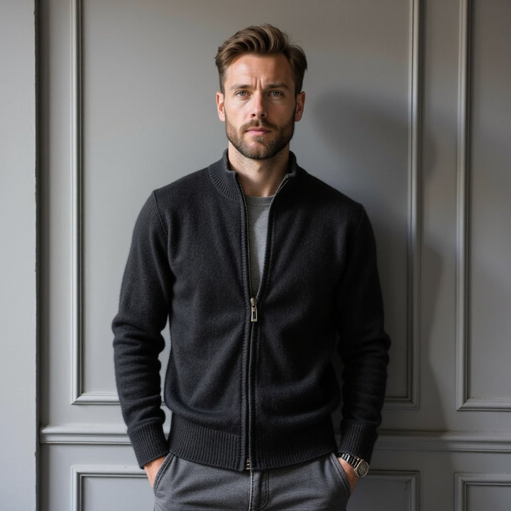 Everett - Pure Cashmere Zip